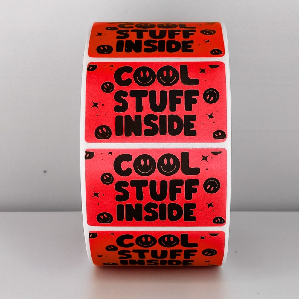 📦 "Cool Stuff Inside" Stickers for Packages | Customer Experience Labels - Picture 9 of 11